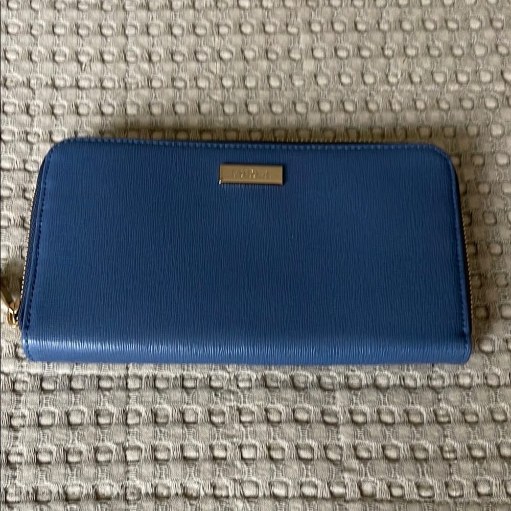 Furia: Royal Blue Leather Wallet